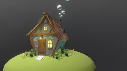 Low-Poly Stylized Cottage