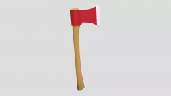 Lowpoly Fire axe