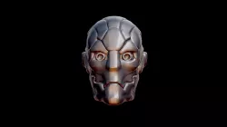 Metal skull robot