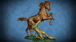 Rearing Horse 3d printable