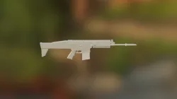 SCAR-H Low-Poly