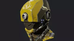 Sci-Fi Robot Helmet