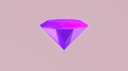 Special Glowing Low Poly Crystal