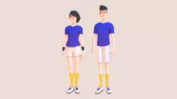 Sportsmen | Lowpoly Character
