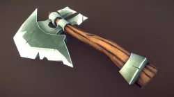 Stylized medieval axe hand-painted (Free)