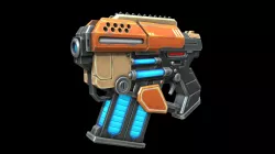 Stylized sci-fi pistol
