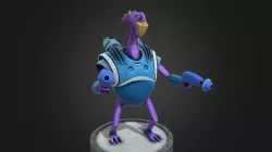 Tharpod lowpoly character