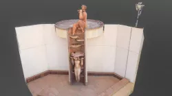 The Faun and Fay fountain