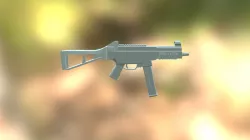 UMP-45 Low-Poly