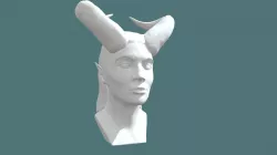 Woman Demon Head