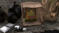 Abandoned slime cat