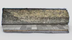 Brick wall and Pavement