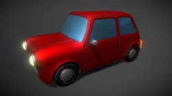 Cartoon Hatchback Car