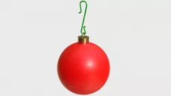 Christmas ball matte
