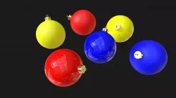 Christmas balls set