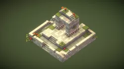 Cube World Stone Block - PS - Isometric