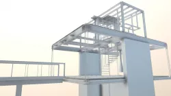 ESTRUCTURA METÁLICA KIOSKO - SUBACHOQUE