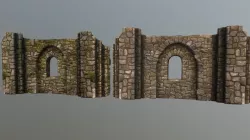 Fantasy: Castle Wall Windows