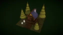 Green Winter Cottage