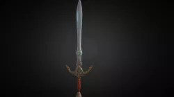 Hand Painted High Elves Sword