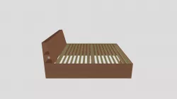 headboard and bed
