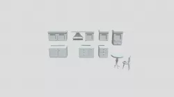 Kitchen Low Fast modelling