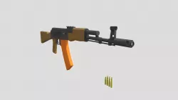 Low Poly AK74 / AK74N