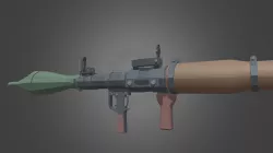 Low - Poly RPG - 7 Gun!