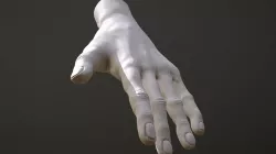 Male Hand High-poly