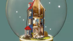 Moomin house-snowglobe
