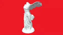 Nike of Samothrace Low Poly Stylized