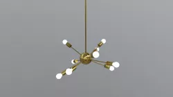 Pilsner Ceiling Lamp Gold - 56018