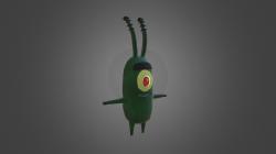 STL file spongebob plankton 👾・3D print design to download・Cults