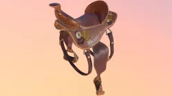 Saddle, Stirrup, Belt, Buckle, Botton
