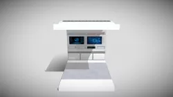 Sci-fi Wall Panel Element