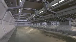 Spaceship Interior Scene