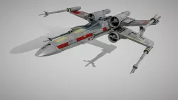 Star Wars X-Wing Fighter with Interior