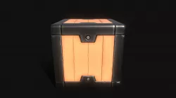 Stylized box material
