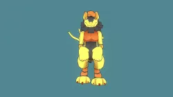 3D Commision Anthropomorfic OC