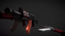 AK74U With Stock