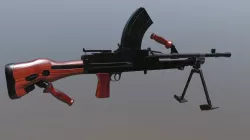 Bren Light Machine Gun 3D Model
