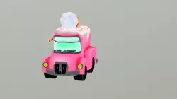 Cartoon Ice Cream Truck