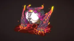 Flame monster
