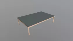 Glass Beach Coffee Table Taupe/Granite - 703573