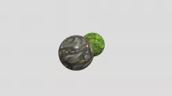 grass and rock