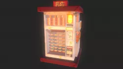 Handpainted Vending Machine