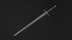 Longsword lowpoly