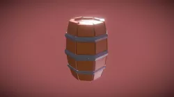 Low Poly Barrel
