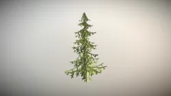 low poly Christmas tree