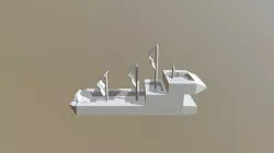 Low Poly Pirate Ship